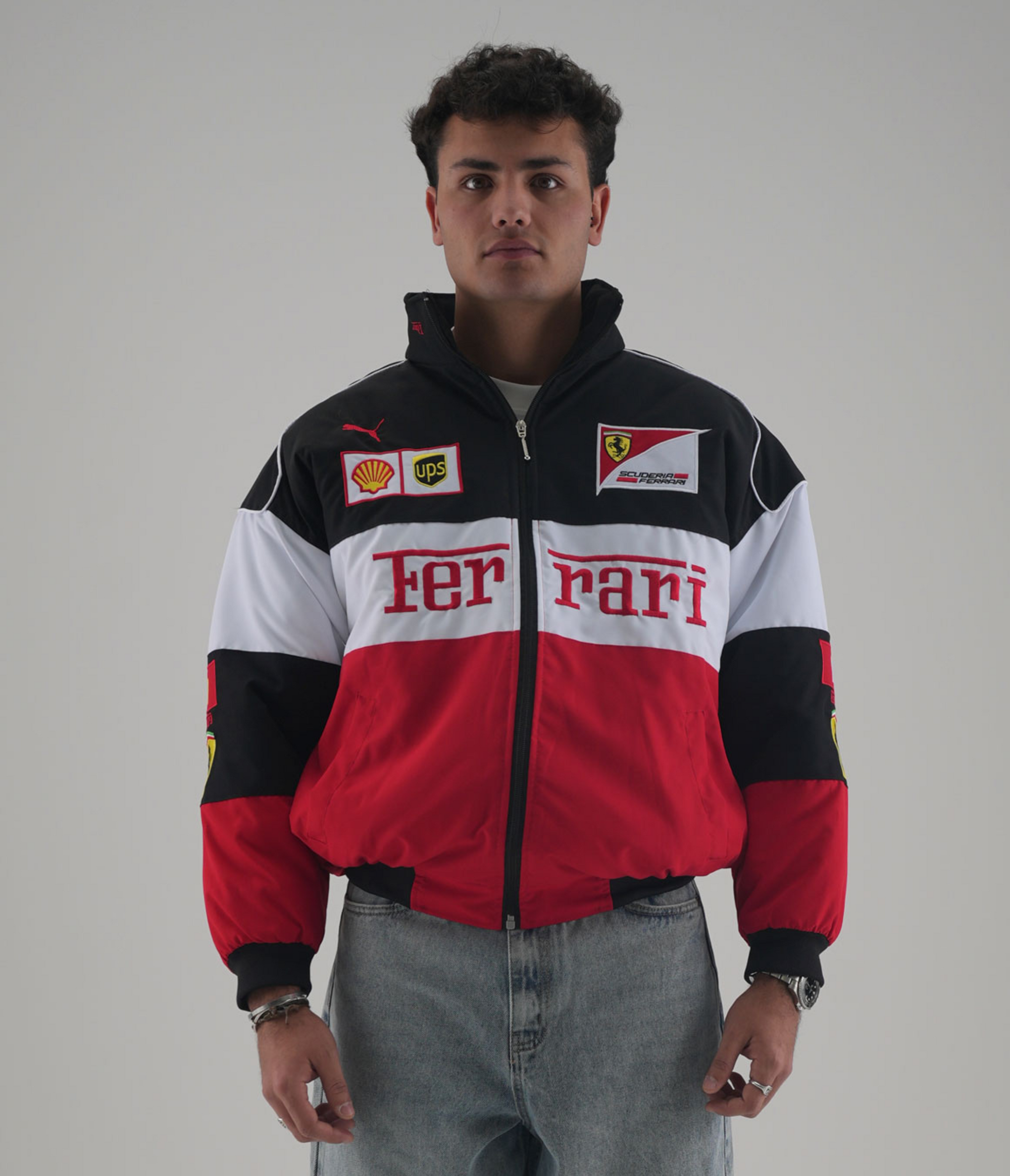 Ferrari F1 Vintage-Rennjacke – Classic Edition