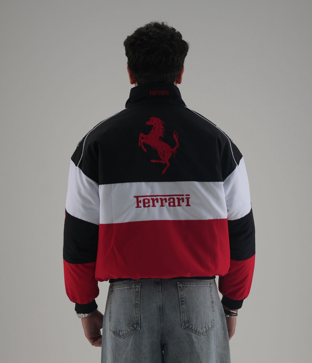 Ferrari F1 Vintage-Rennjacke – Classic Edition
