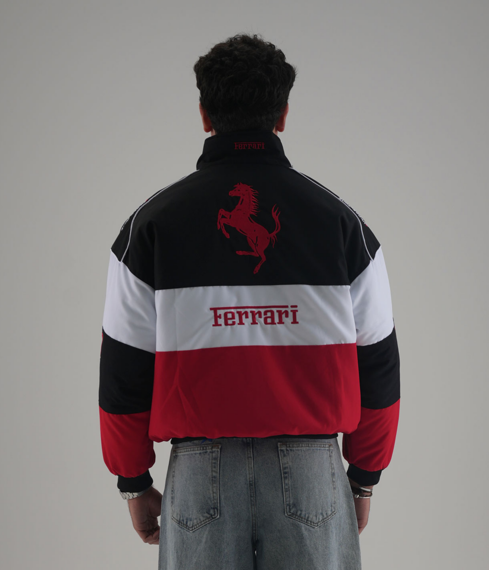 Ferrari F1 Vintage-Rennjacke – Classic Edition