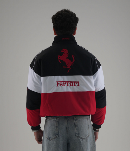 Ferrari F1 Vintage-Rennjacke – Classic Edition