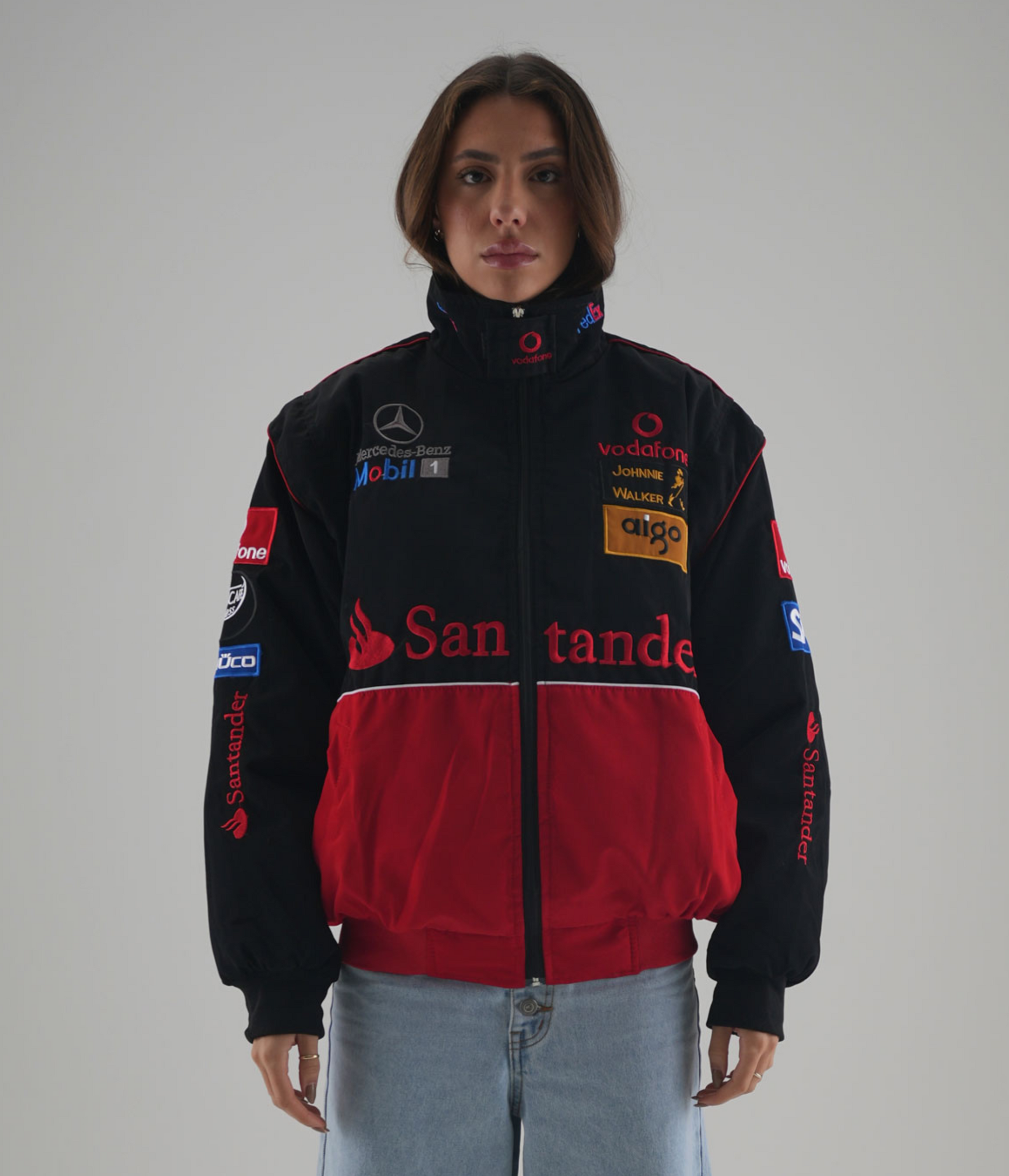 McLaren x Mercedes-Benz Vintage-Jacke – Rote Edition