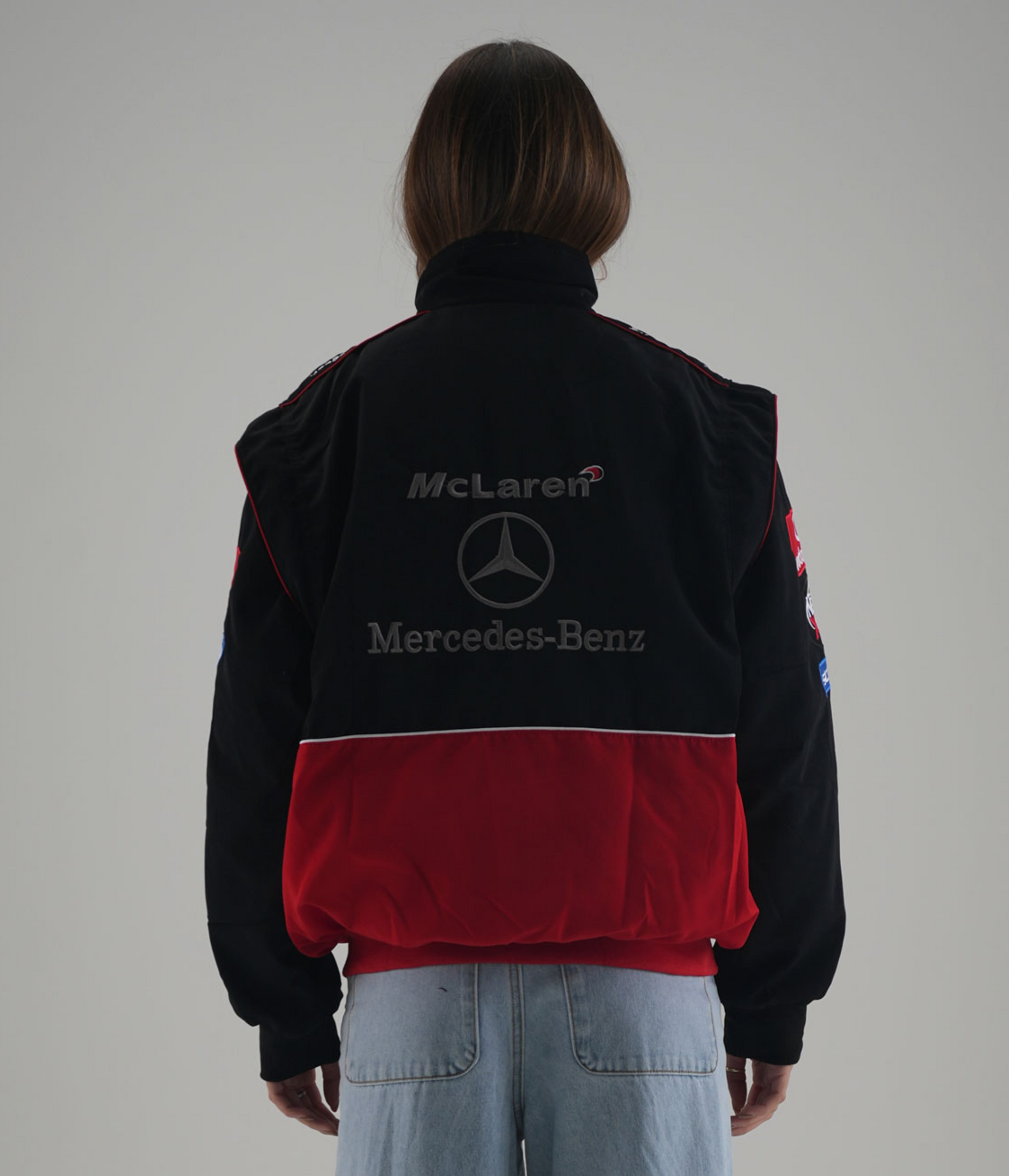 McLaren x Mercedes-Benz Vintage-Jacke – Rote Edition
