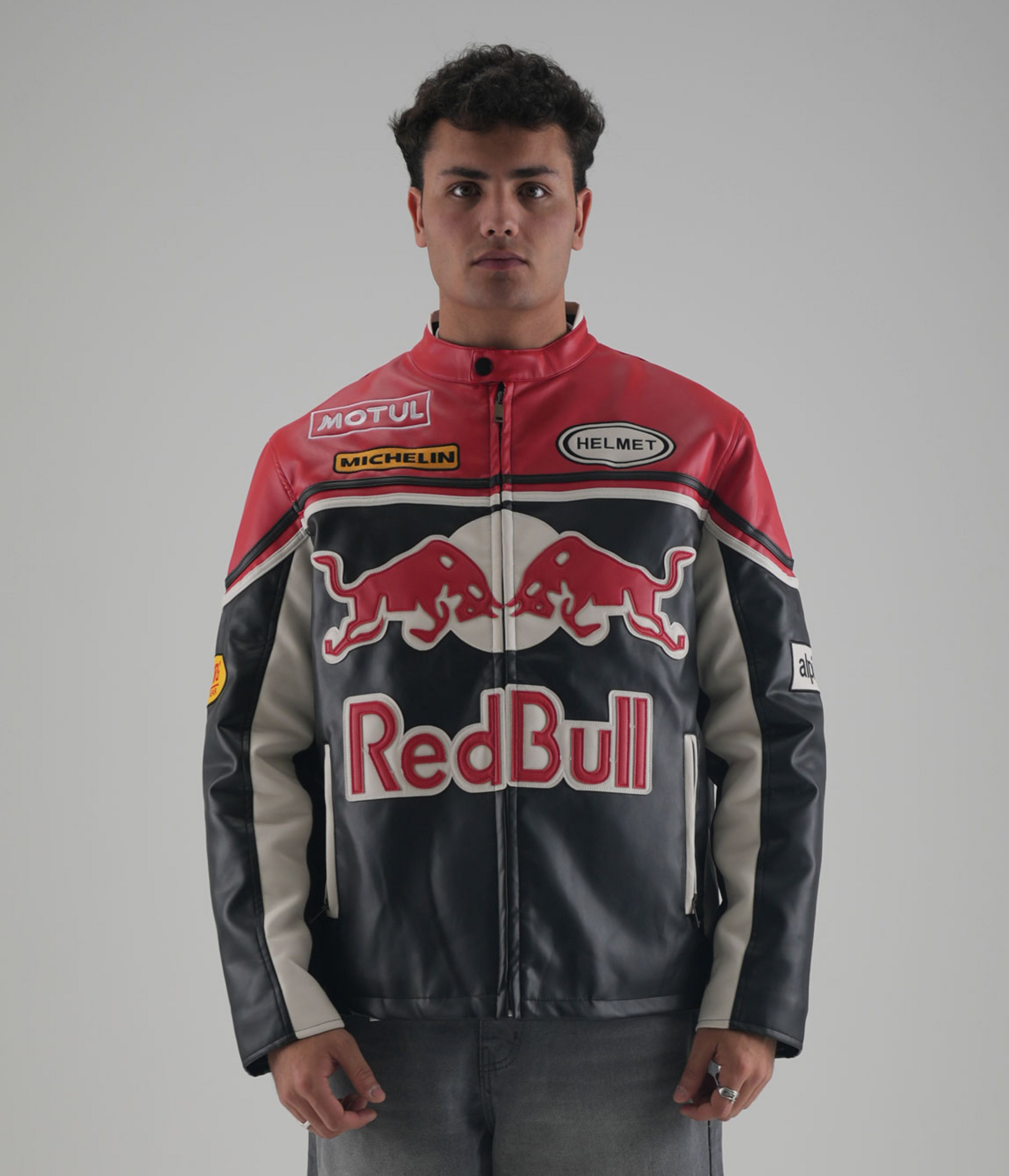 Red Bull Racing Lederjacke