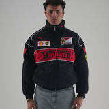 Ferrari F1 Vintage-Rennjacke – Black Edition
