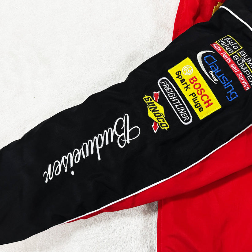 Budweiser Racing Vintage Jacke – Rote Edition