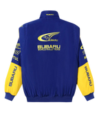 Subaru Rally Vintage Rennjacke – Blaue Edition