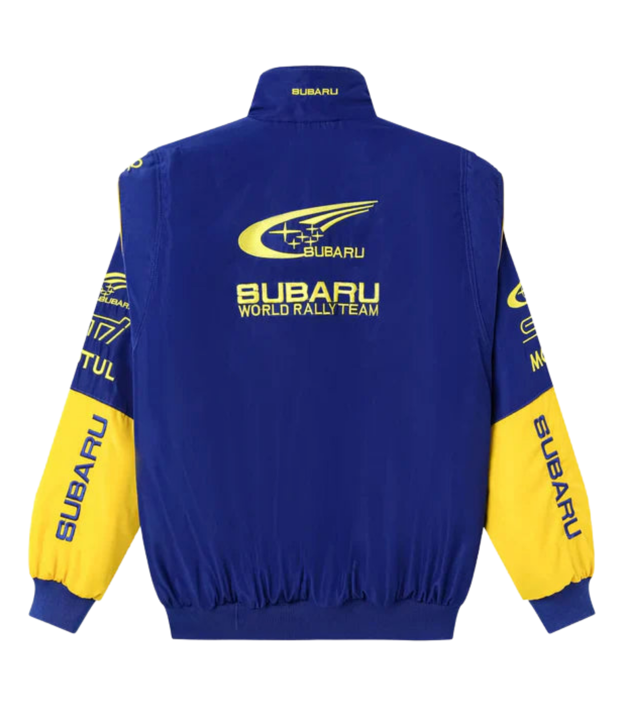 Subaru Rally Vintage Rennjacke – Blaue Edition