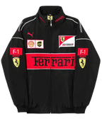 Ferrari F1 Vintage-Rennjacke – Black Edition