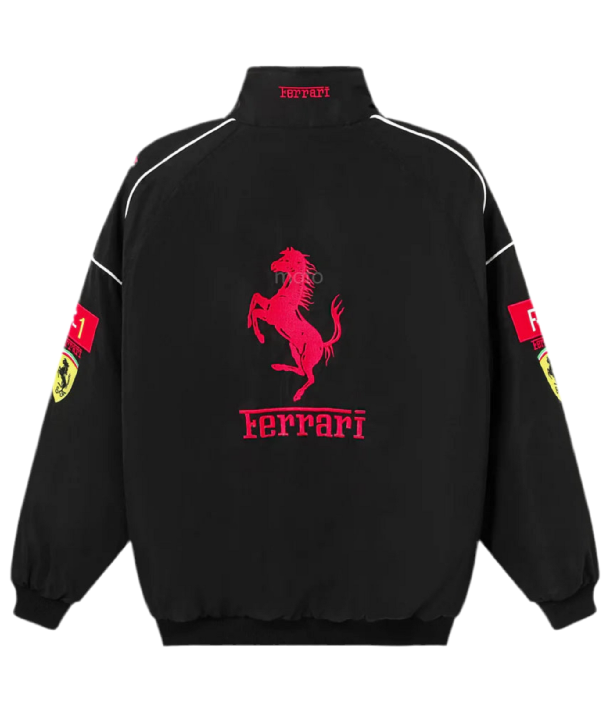 Ferrari F1 Vintage-Rennjacke – Black Edition