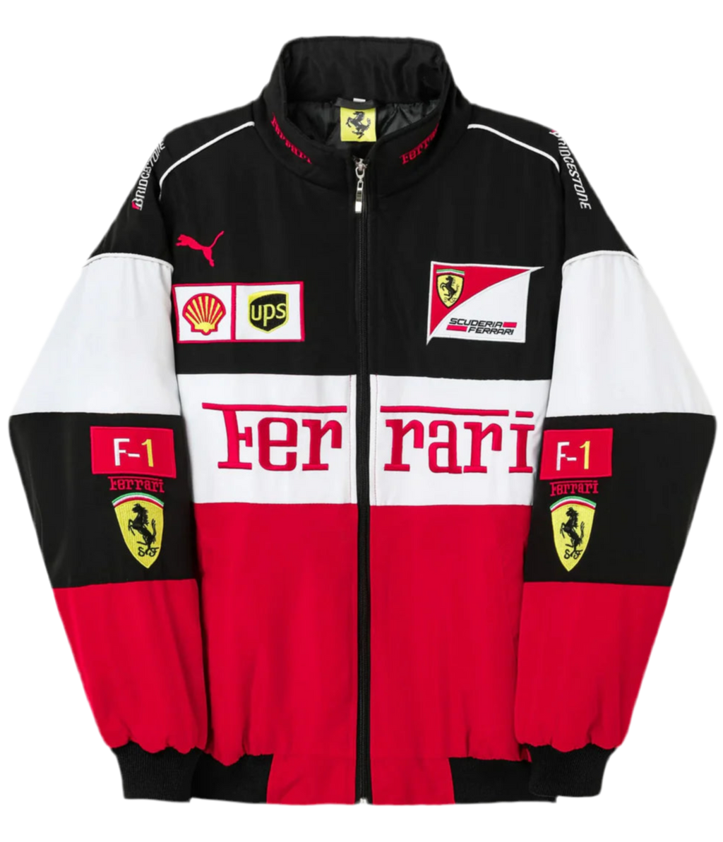 Ferrari F1 Vintage-Rennjacke – Classic Edition