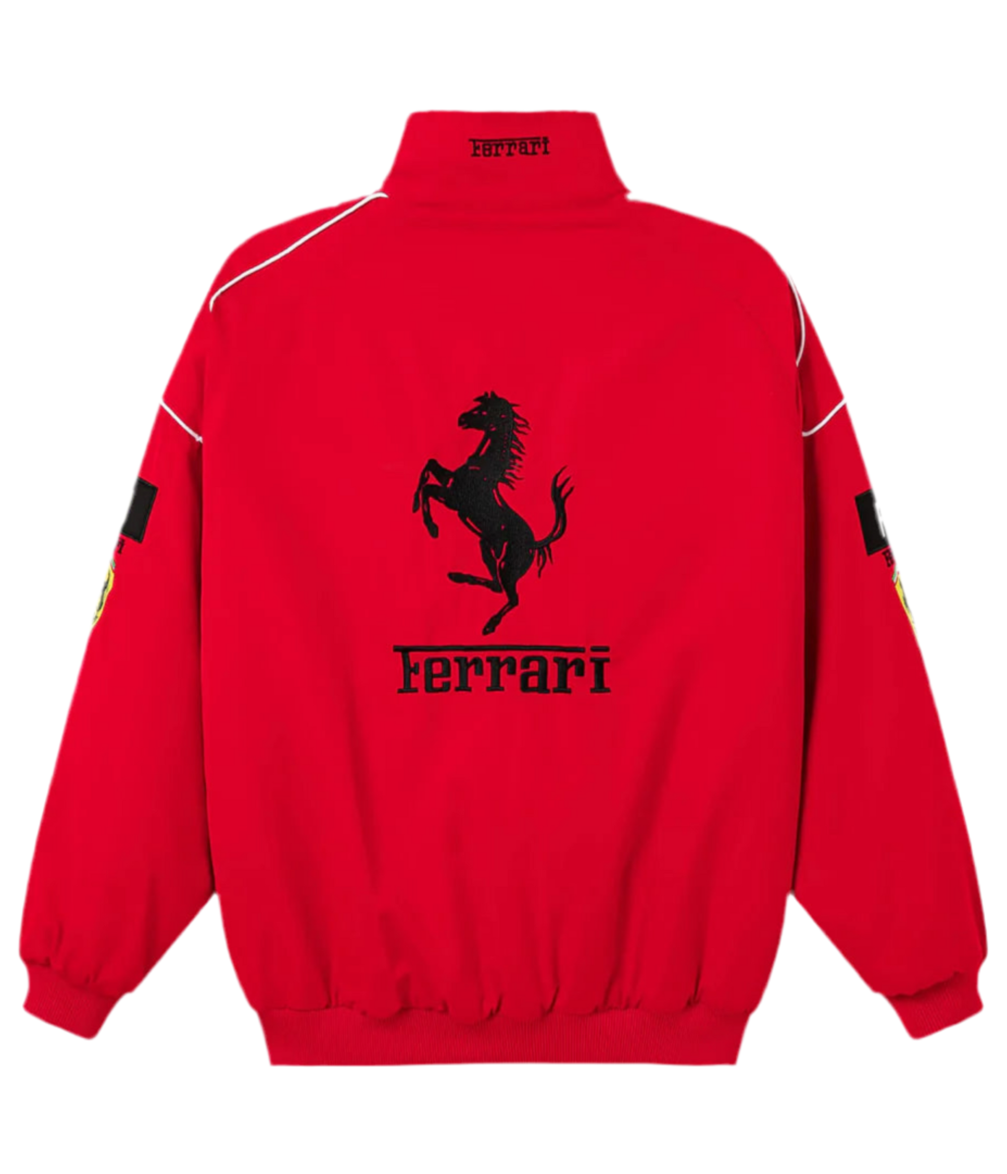 Ferrari F1 Vintage-Rennjacke – Rote Edition