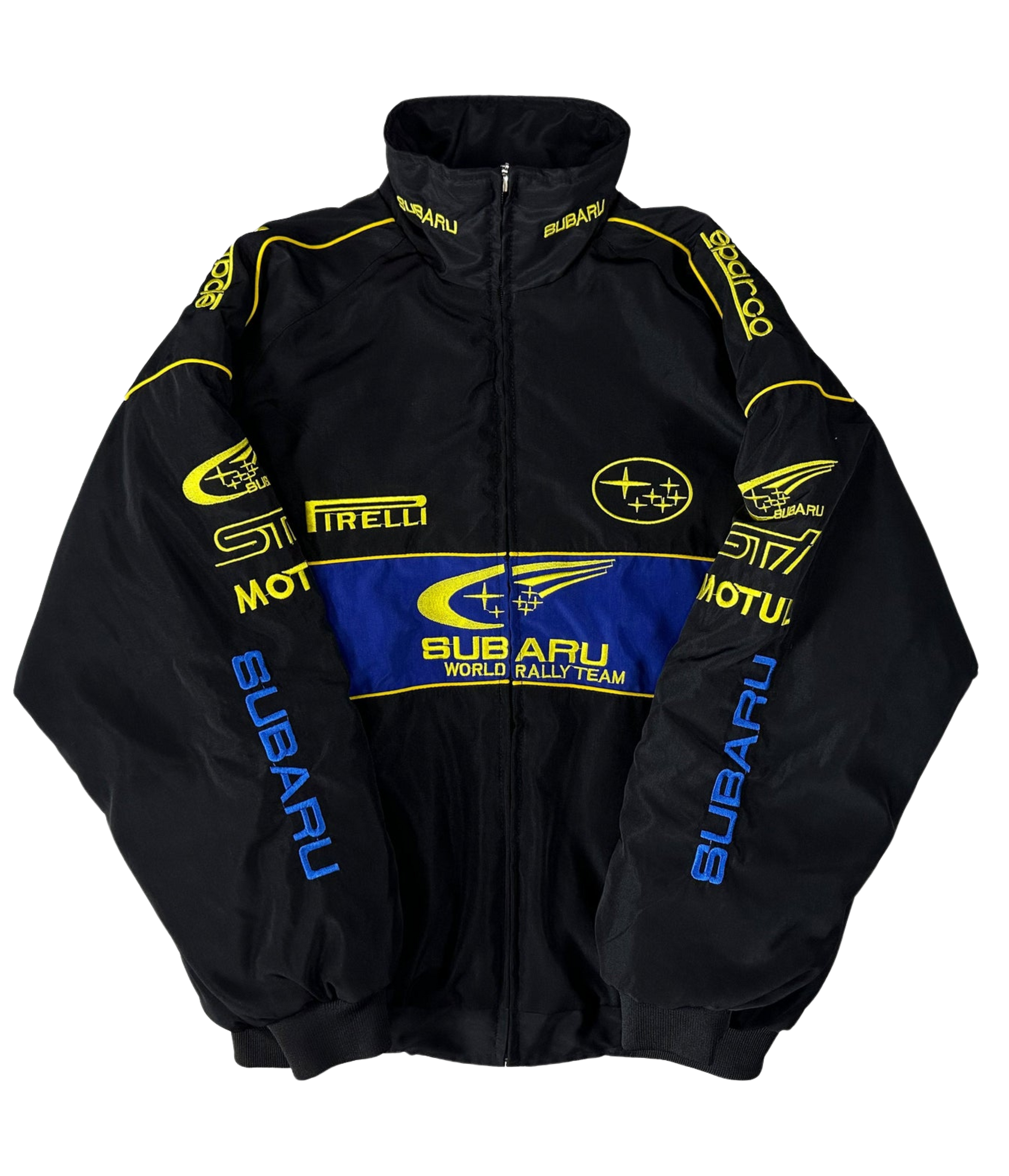 Subaru Rally Vintage Rennjacke – Black Edition
