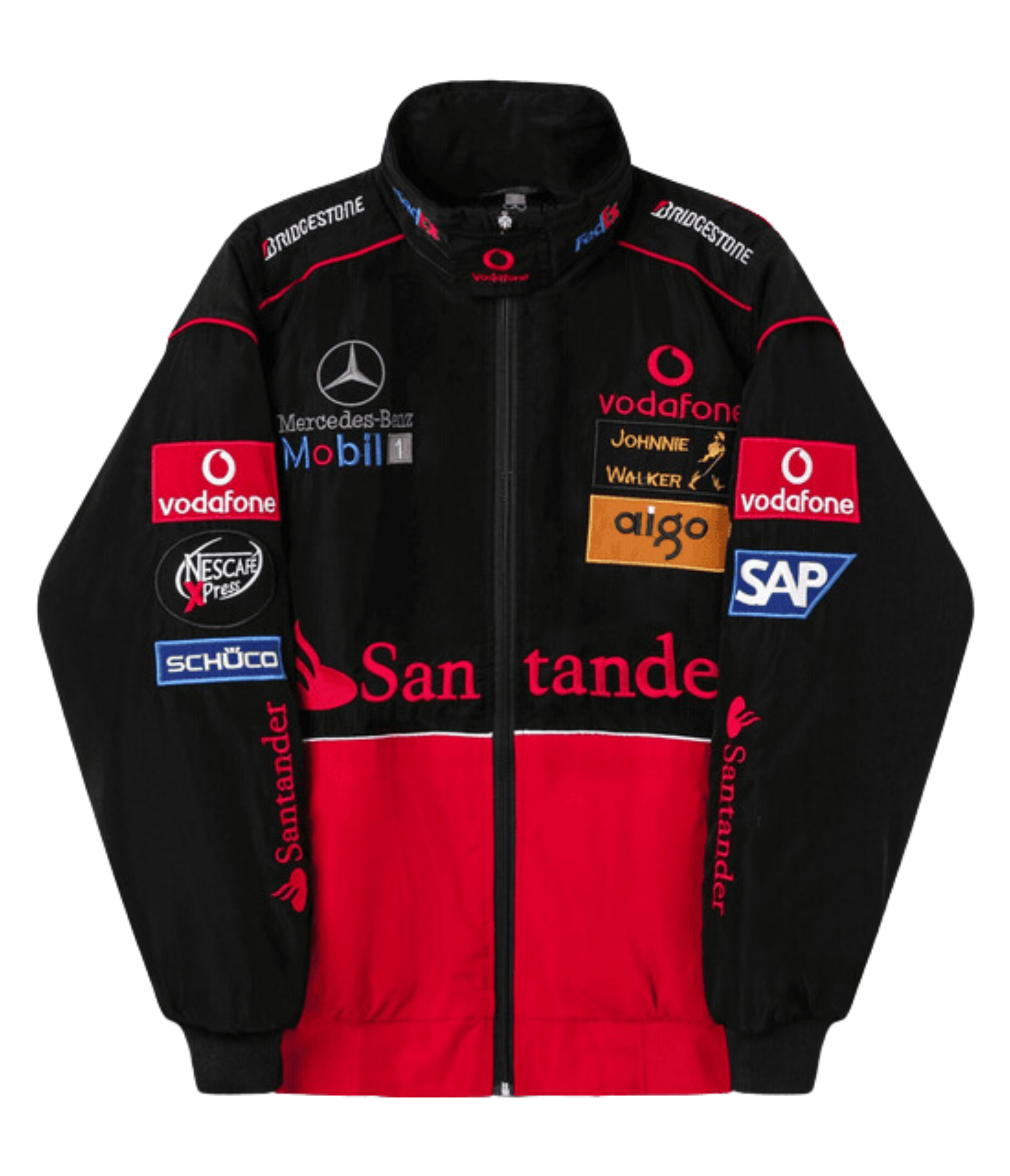 McLaren x Mercedes-Benz Vintage-Jacke – Rote Edition