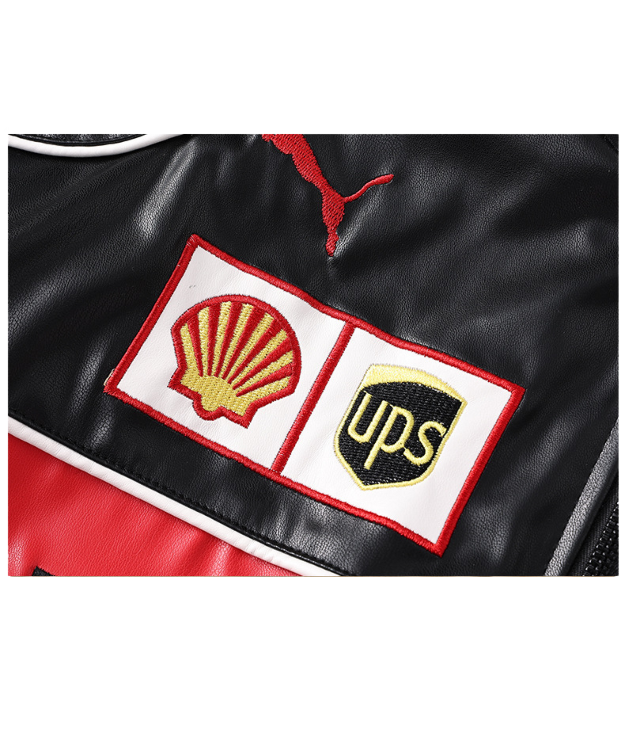 Ferrari F1 Vintage Lederjacke – Rote Edition