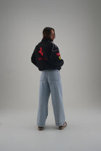 Ferrari F1 Vintage-Rennjacke – Black Edition