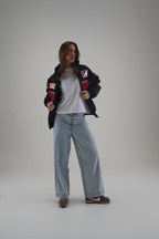 Ferrari F1 Vintage-Rennjacke – Black Edition