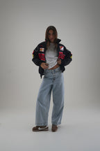 Ferrari F1 Vintage-Rennjacke – Black Edition
