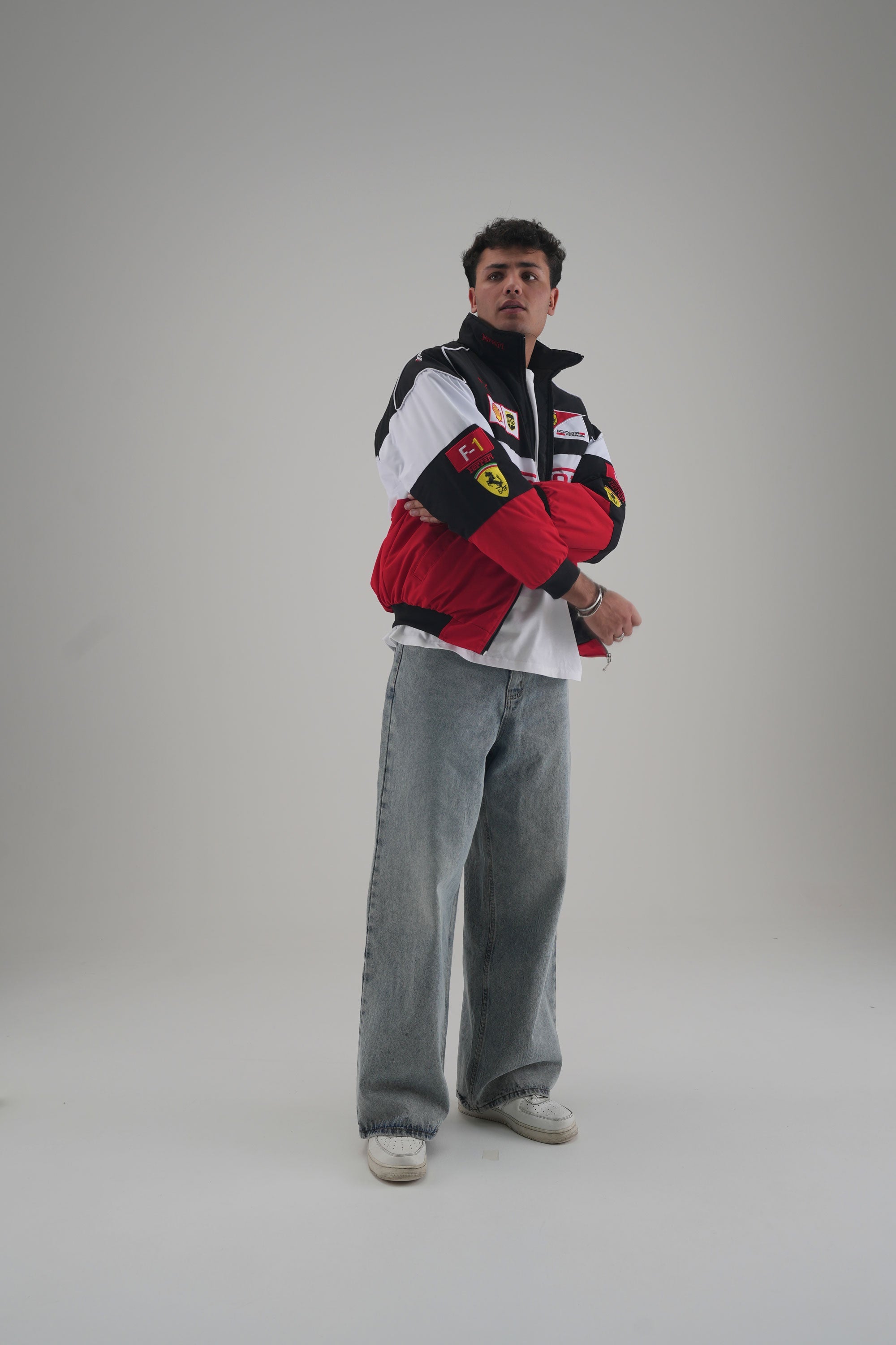 Ferrari F1 Vintage-Rennjacke – Classic Edition