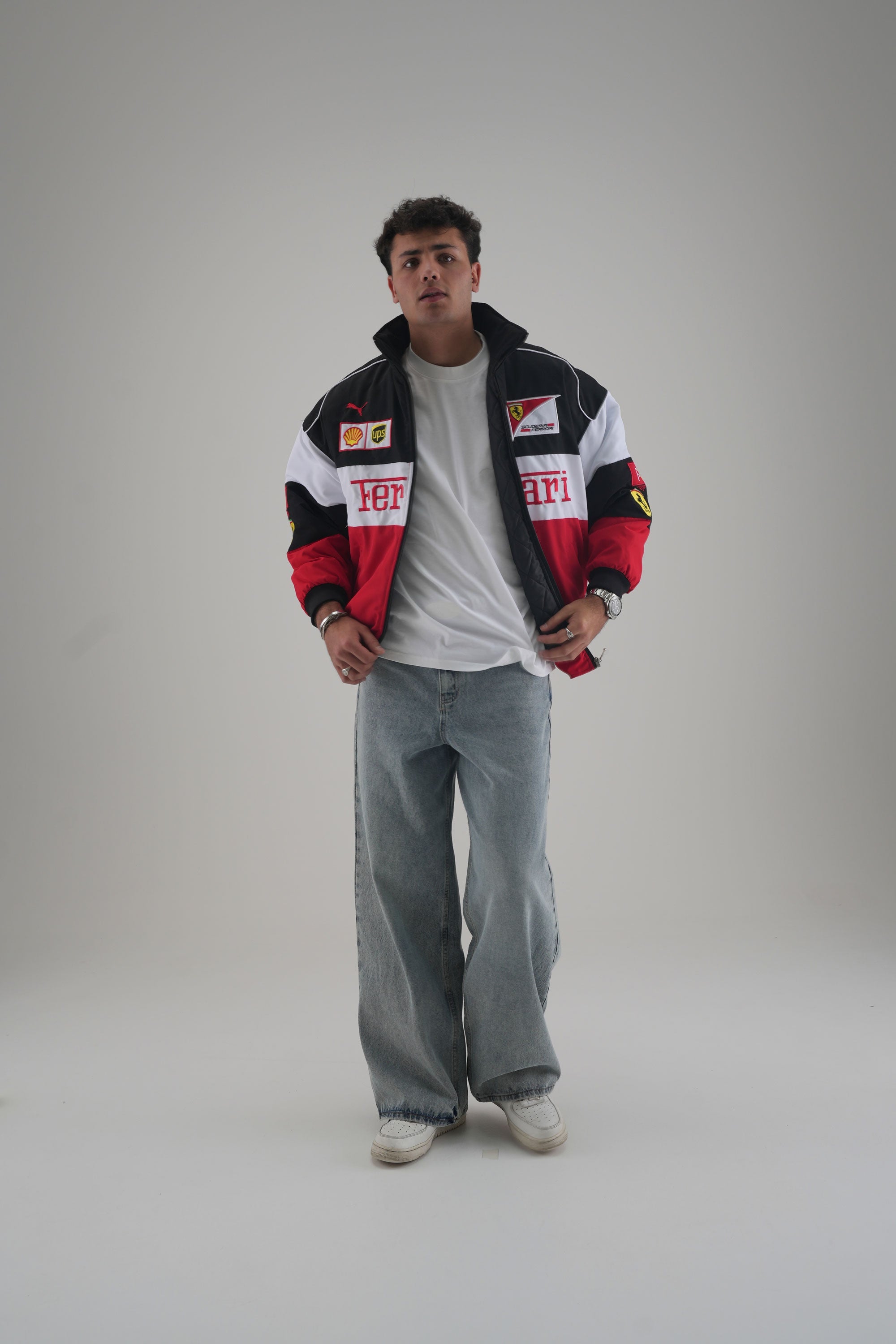 Ferrari F1 Vintage-Rennjacke – Classic Edition