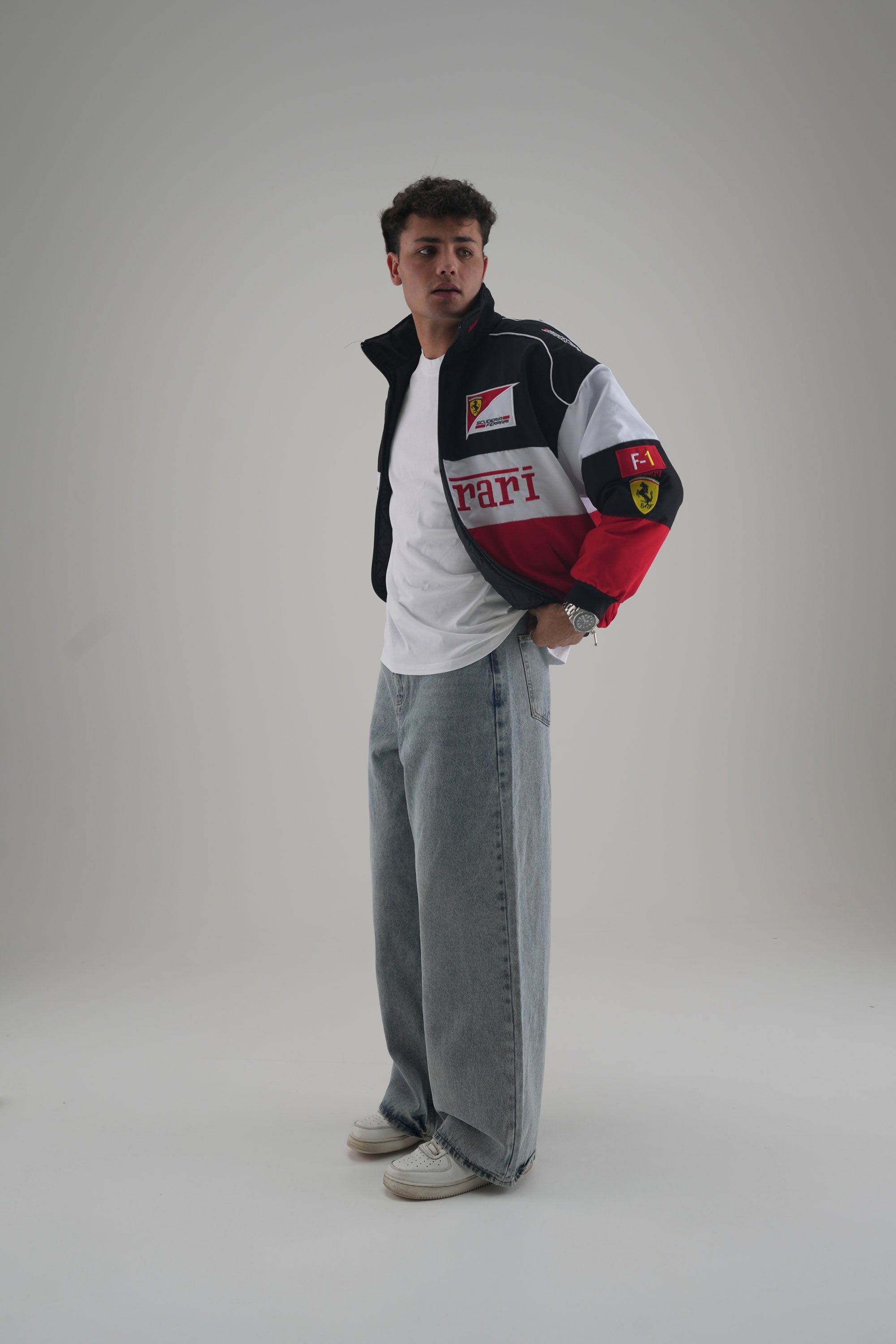 Ferrari F1 Vintage-Rennjacke – Classic Edition