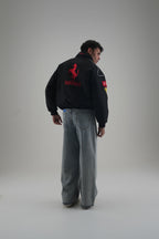 Ferrari F1 Vintage-Rennjacke – Black Edition