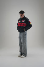 Ferrari F1 Vintage-Rennjacke – Black Edition