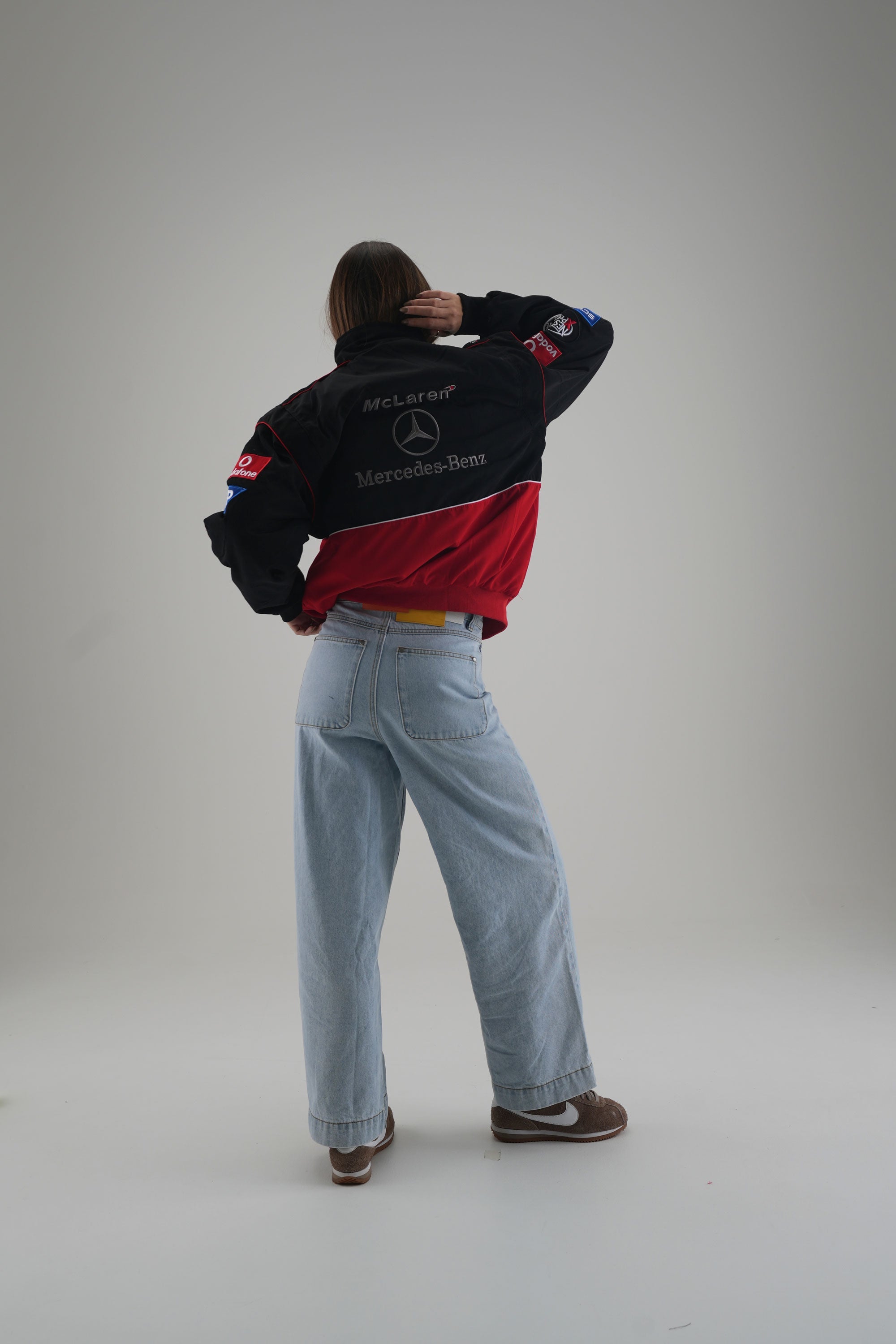 McLaren x Mercedes-Benz Vintage-Jacke – Rote Edition