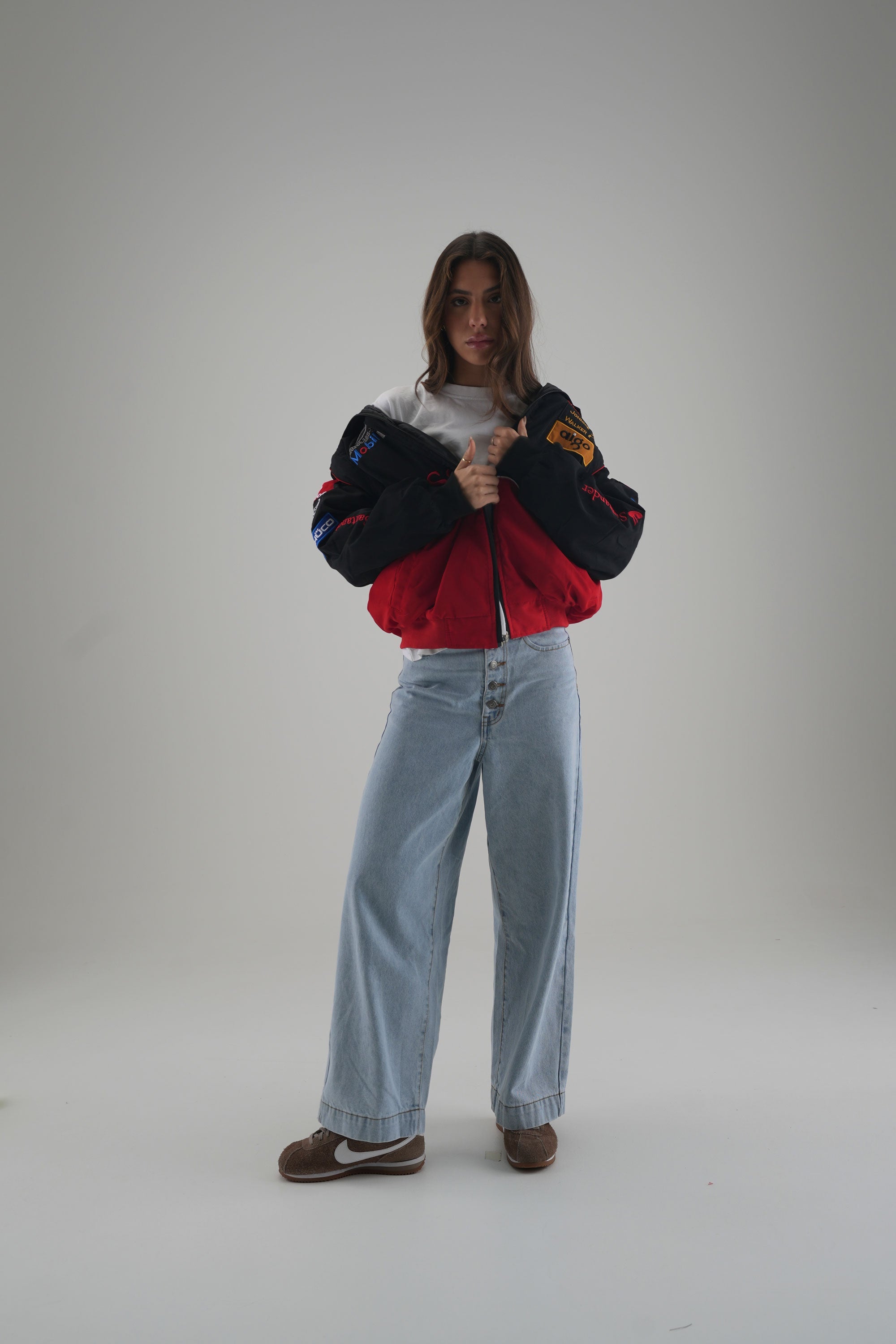McLaren x Mercedes-Benz Vintage-Jacke – Rote Edition