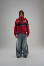Ferrari F1 Vintage-Rennjacke – Rote Edition