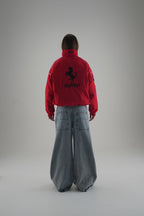 Ferrari F1 Vintage-Rennjacke – Rote Edition