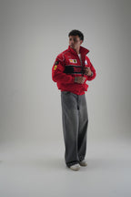 Ferrari F1 Vintage-Rennjacke – Rote Edition