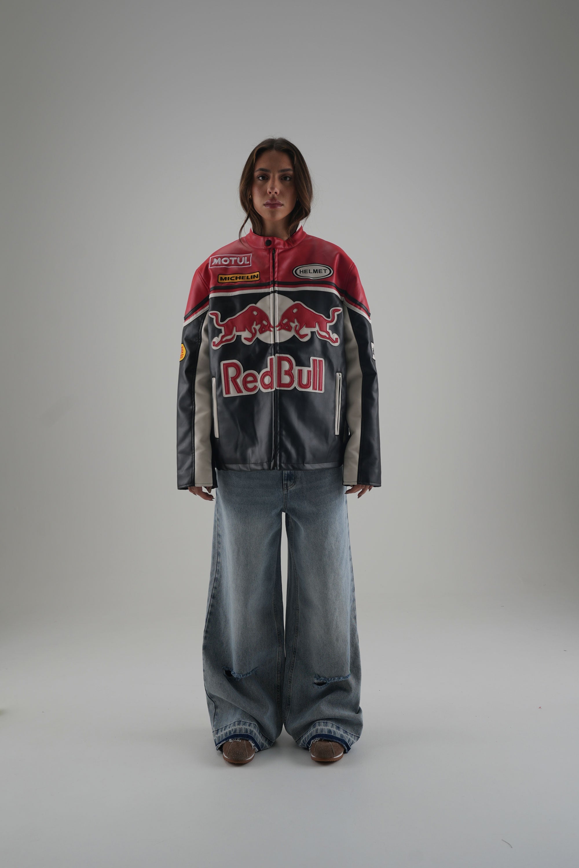 Red Bull Racing Lederjacke