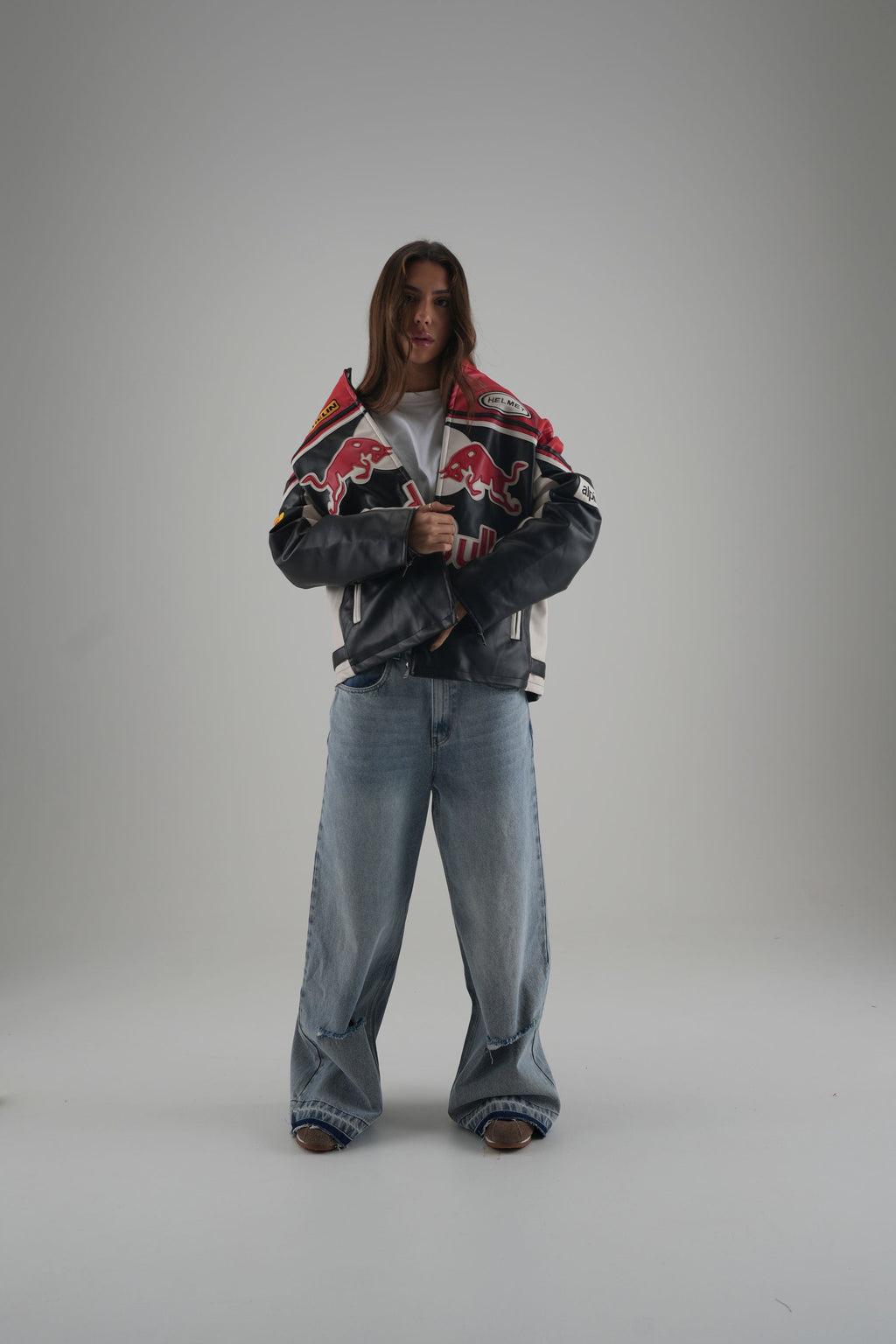 Red Bull Racing Lederjacke