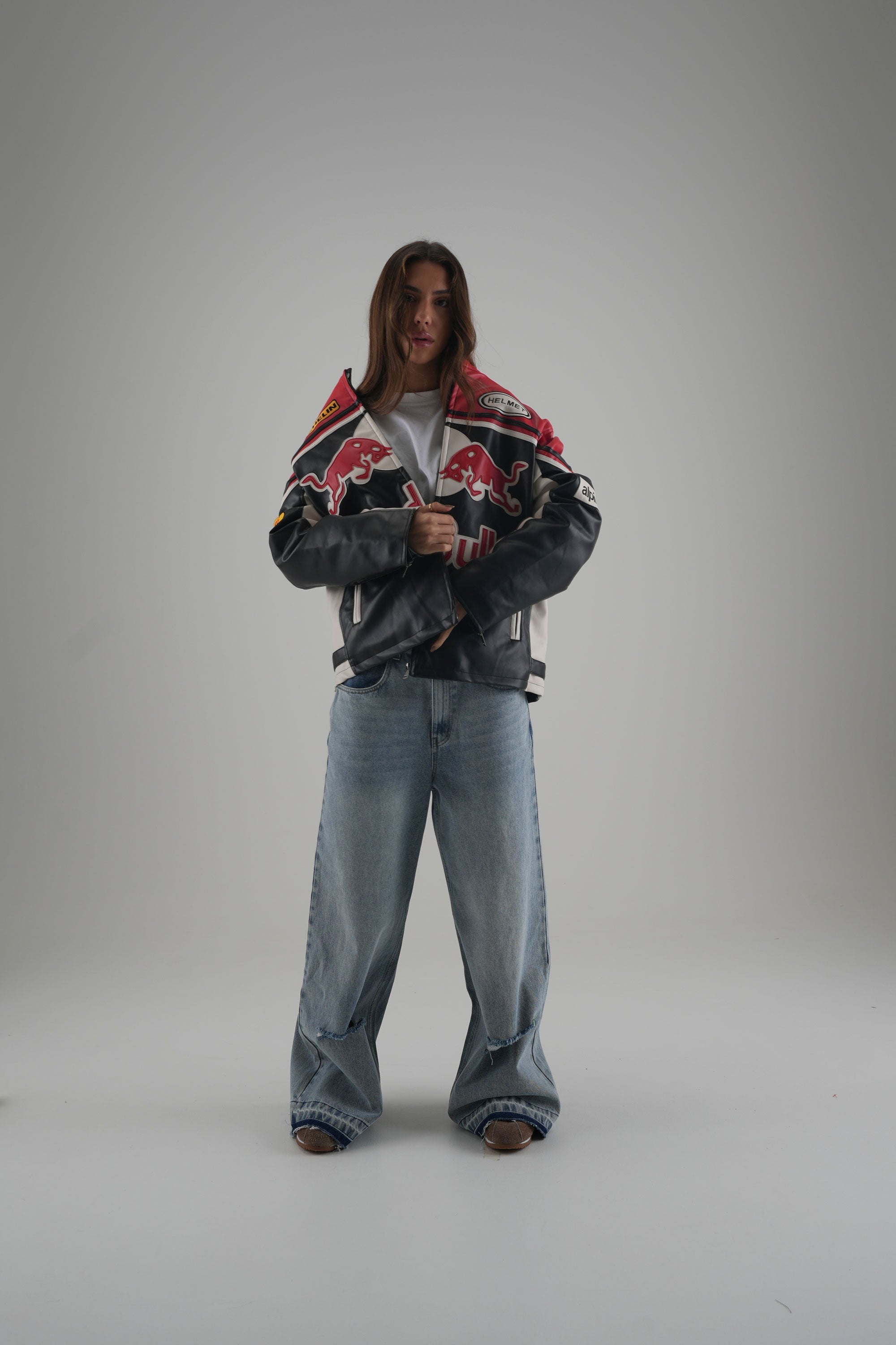 Red Bull Racing Lederjacke