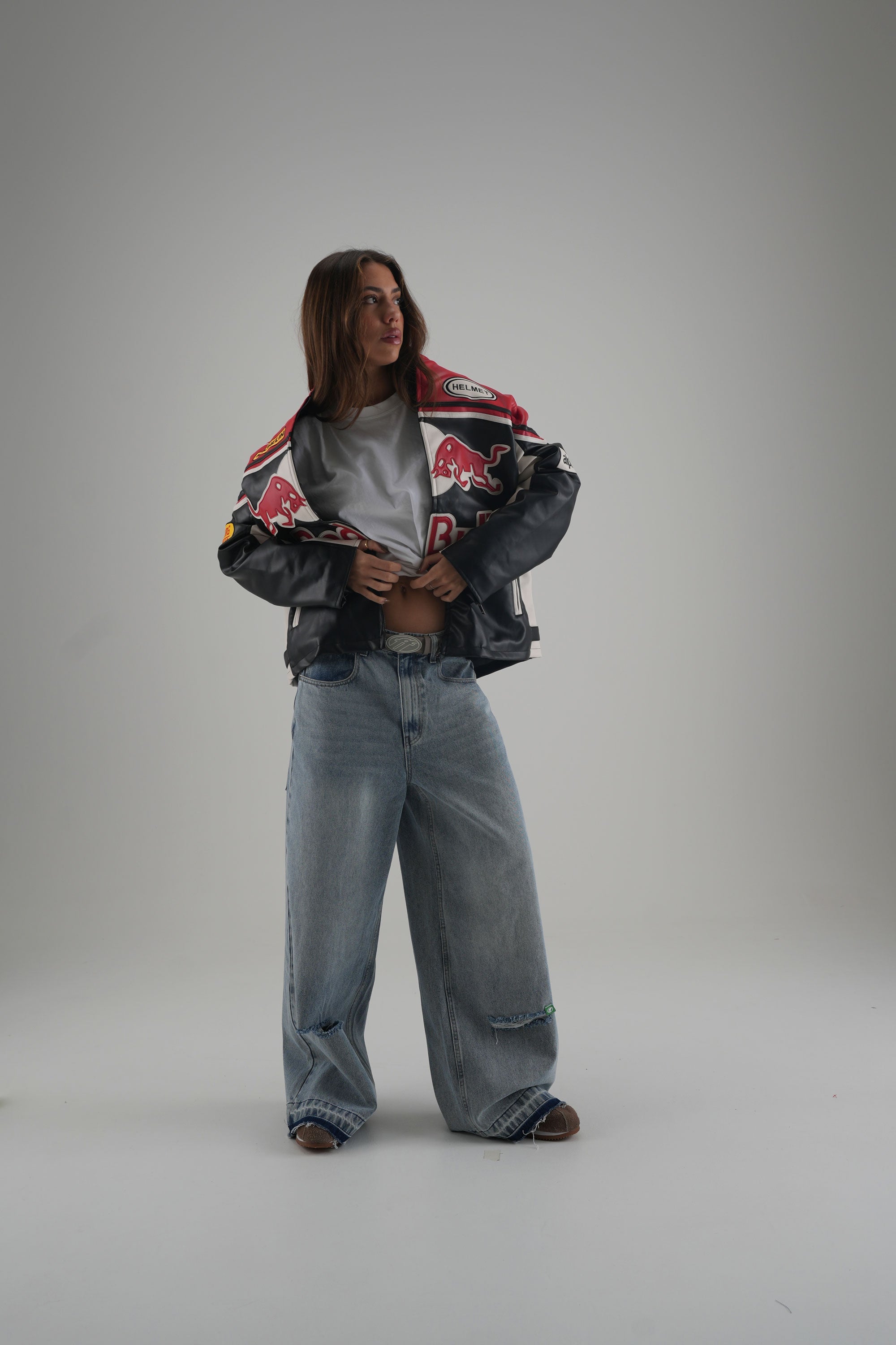 Red Bull Racing Lederjacke