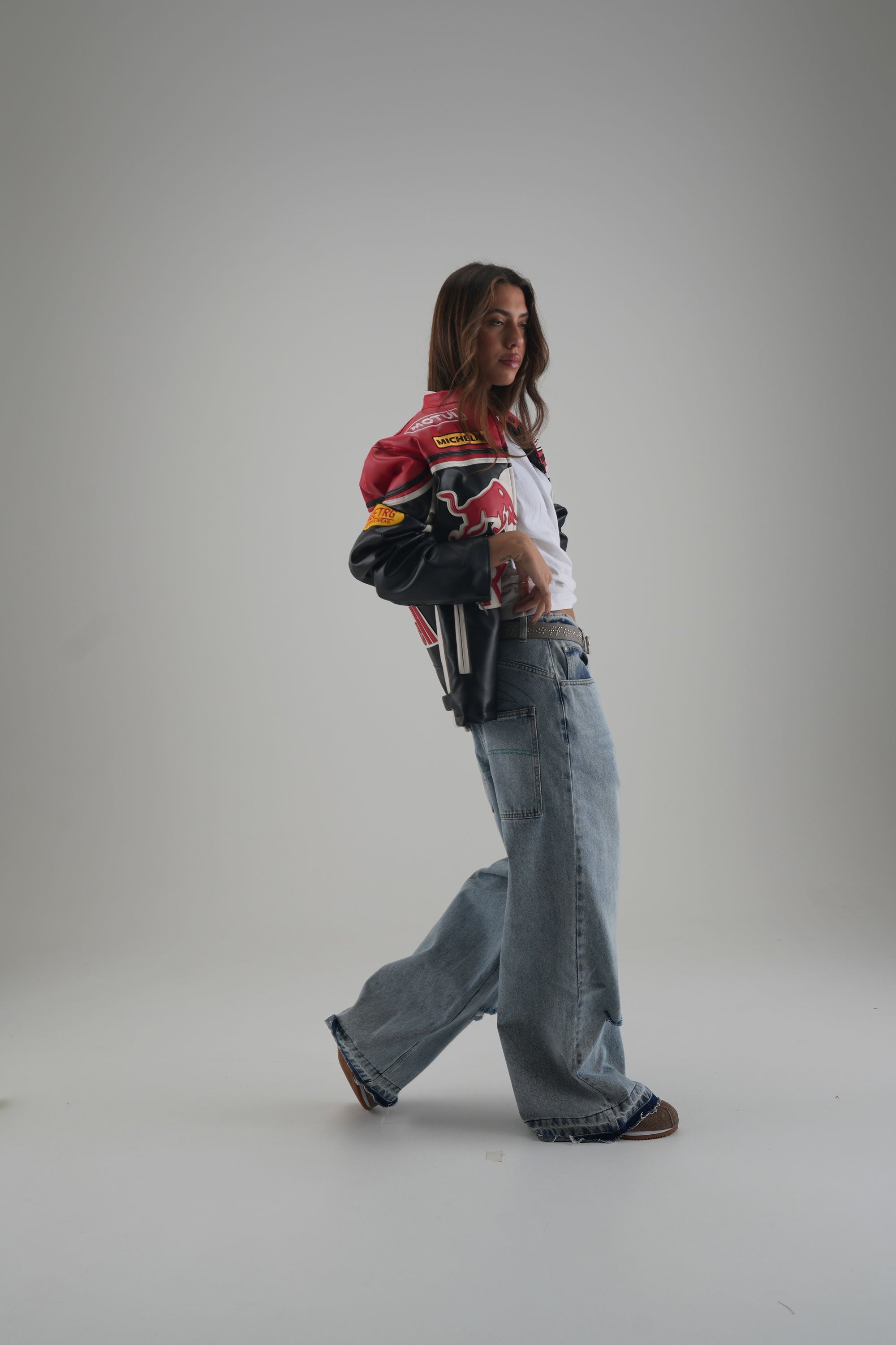 Red Bull Racing Lederjacke