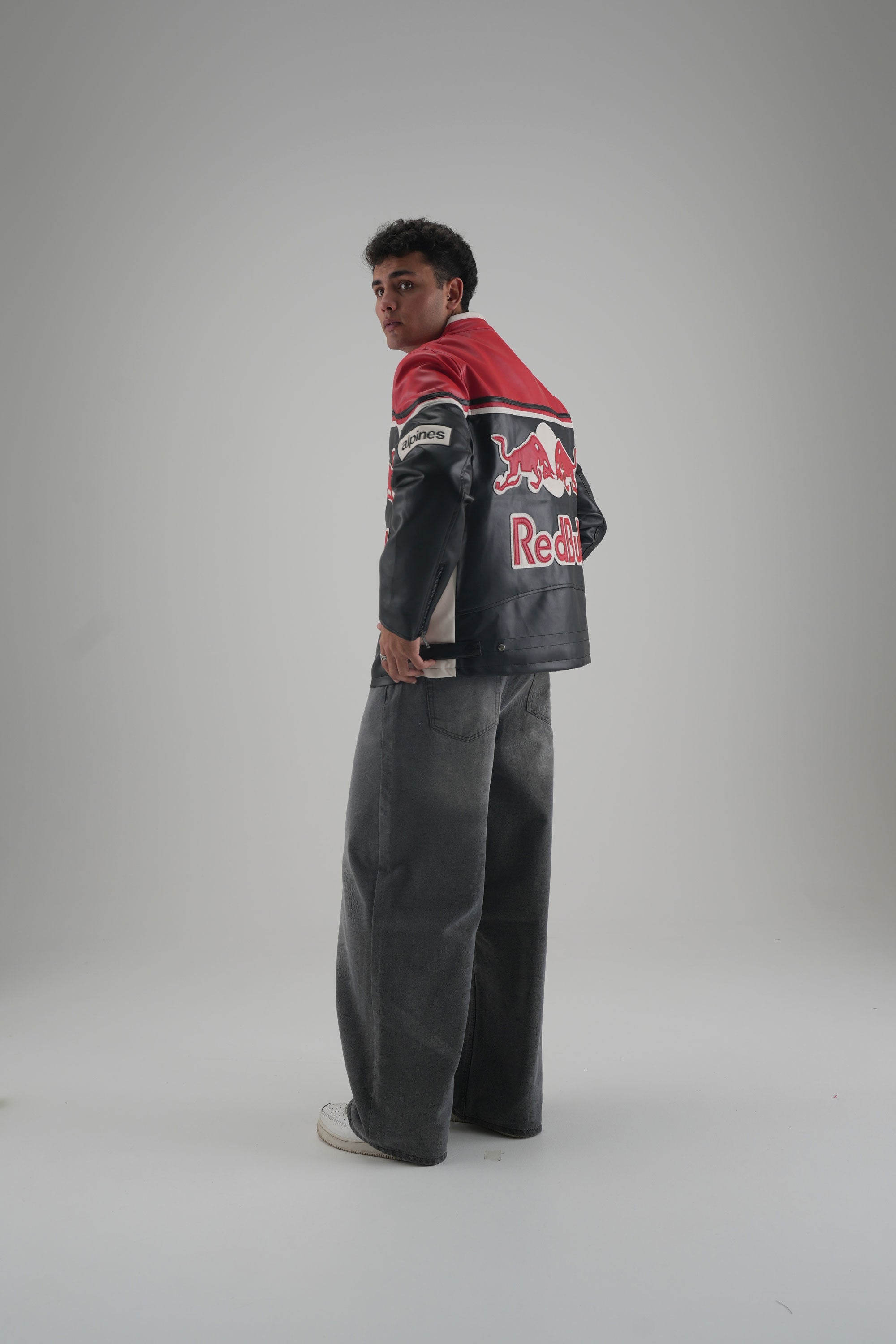 Red Bull Racing Lederjacke