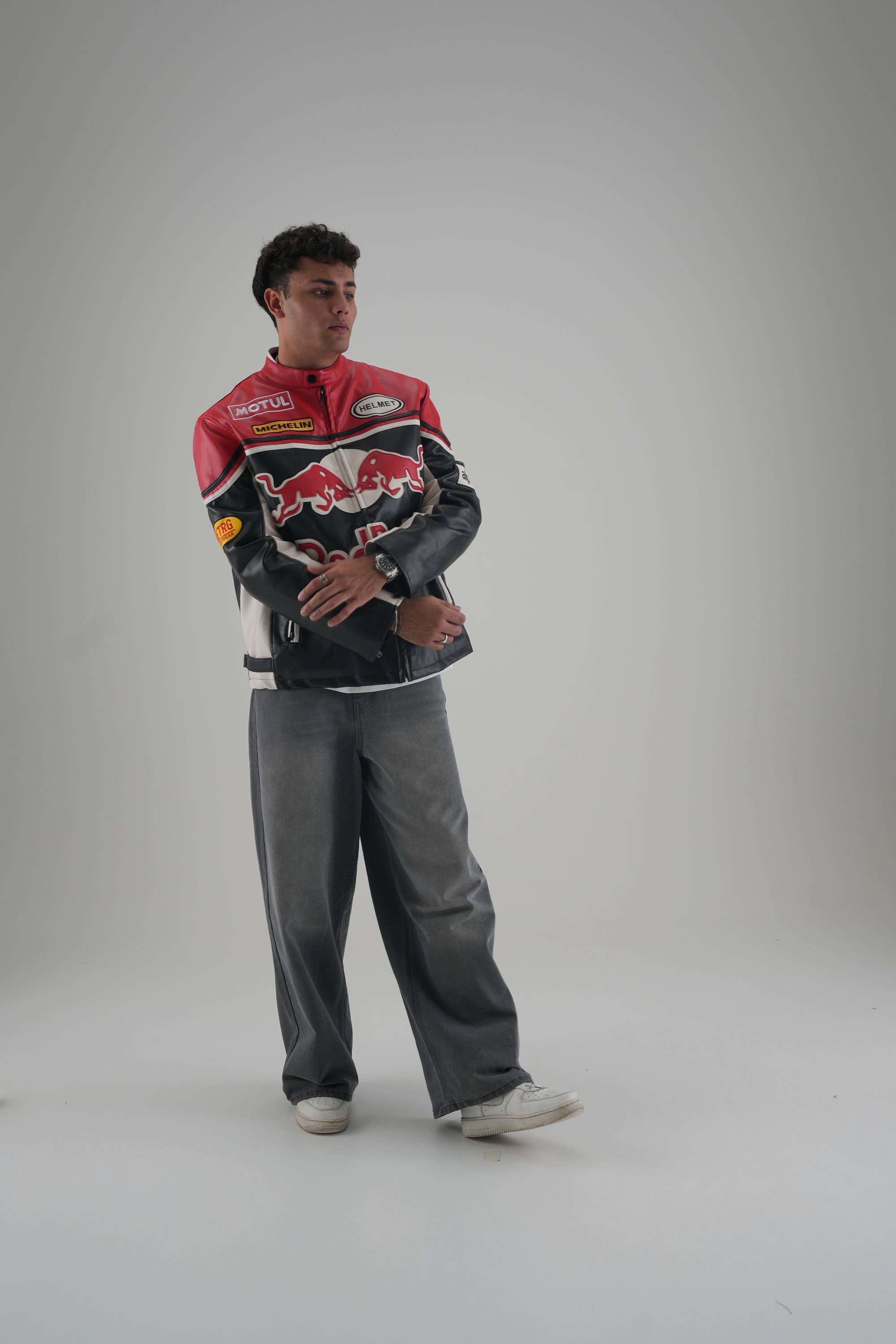 Red Bull Racing Lederjacke