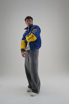 Subaru Rally Vintage Rennjacke – Blaue Edition