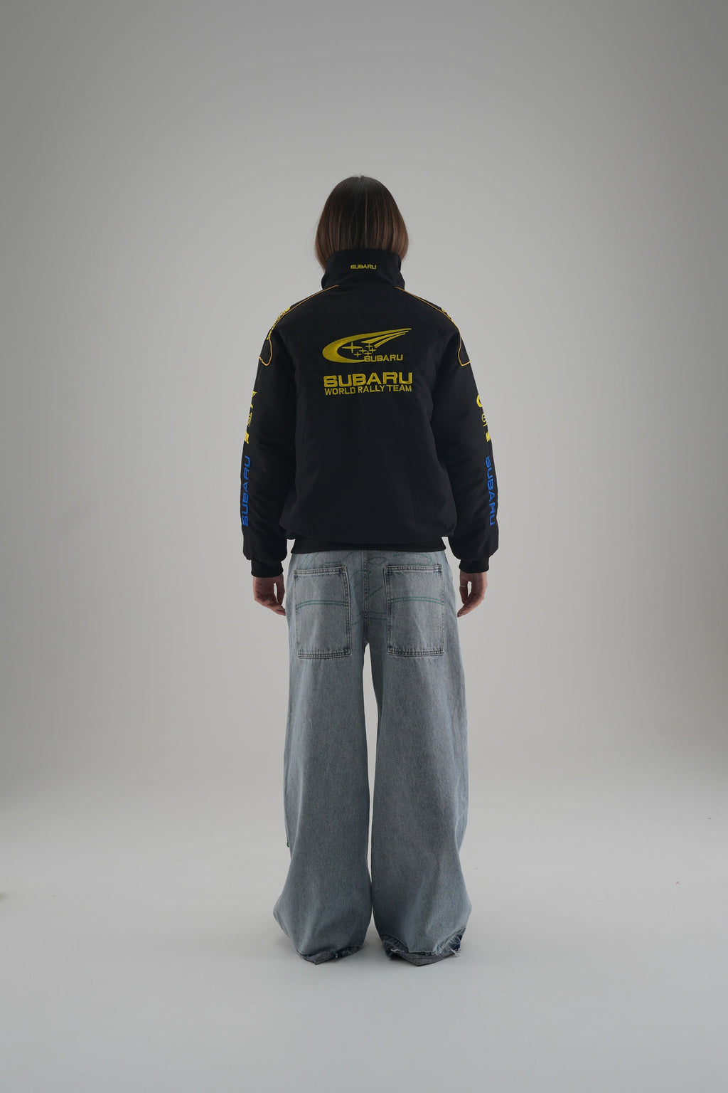 Subaru Rally Vintage Rennjacke – Black Edition
