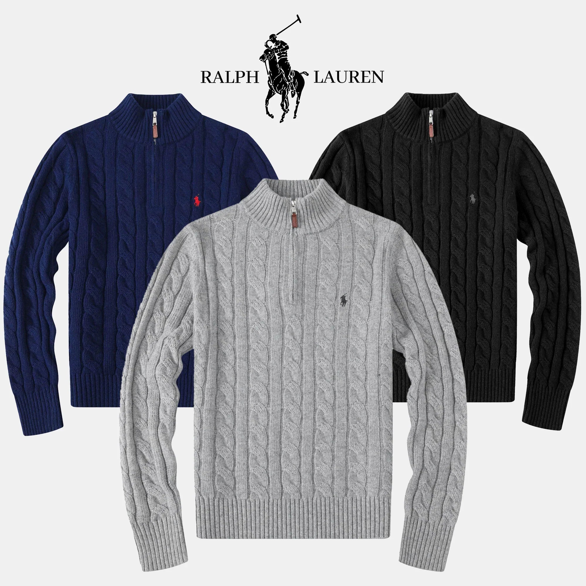 R&L Kaschmir-Zopfmusterpullover (UNVERPASSBARER RABATT)