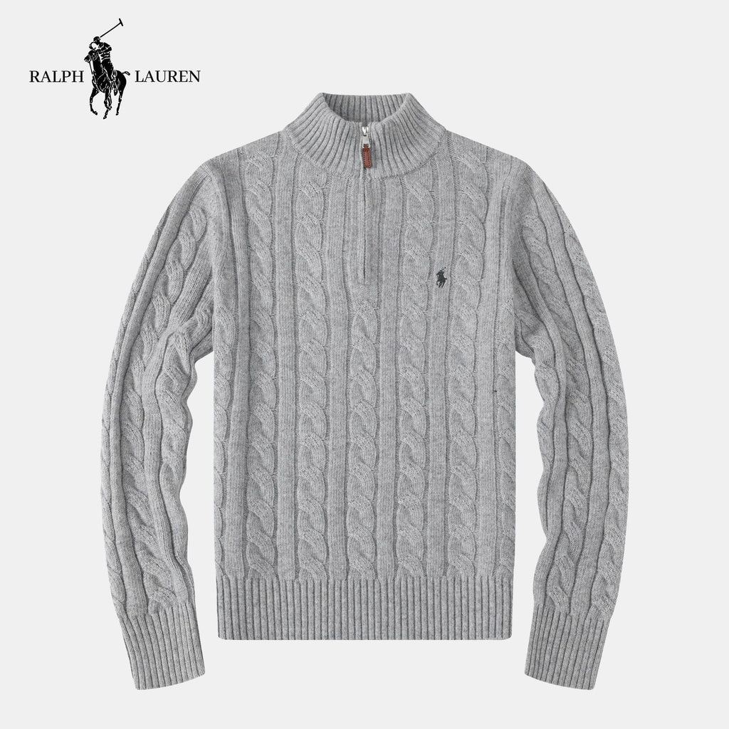 R&L Kaschmir-Zopfmusterpullover (UNVERPASSBARER RABATT)